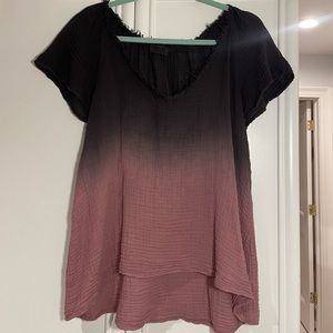 South Moon Under Ombré blouse